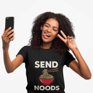 Send Noods Graphic Tee | Funny Ramen Noodles Shirt