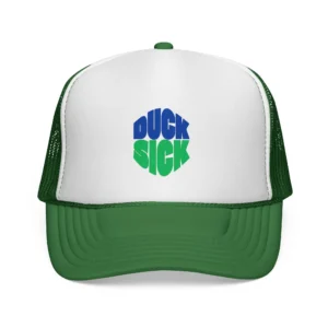 Duck Sick trucker cap | retro typographic logo