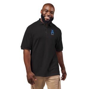 (Customizable) Embroidered Classic Collar Pique Polo Shirt | Embroidery, Collared
