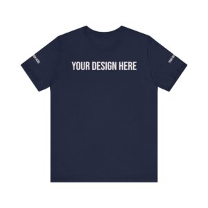 (Customizable) T-Shirt - Custom Tee | Blank Short Sleeve Tee Shirt Template